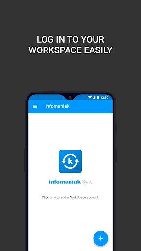 Android application Infomaniak kSync screenshort