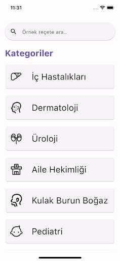 MonoBase - Reçete şablonları Screen 3