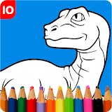 Dinosaur Coloring Book for Kids Learning icon