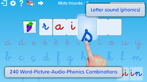 Screenshot of French Words for Kids