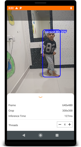 TensorflowLite ObjectDetection Screen 2