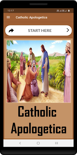 Android application Catholic Apologetics screenshort