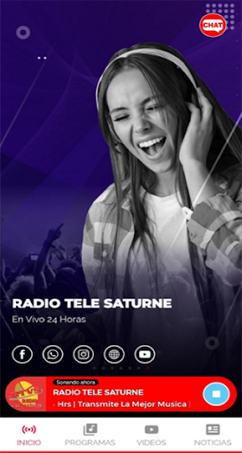 Android application RADIO TELE SATURNE screenshort
