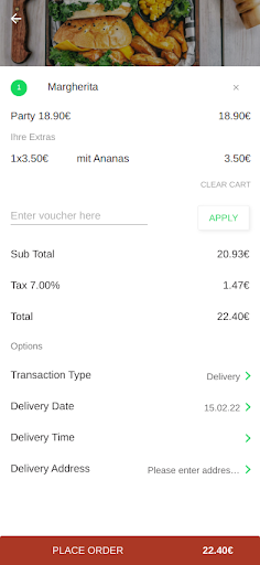 Somart Pizza | Order food Screen 3