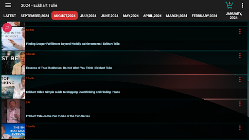 Screenshot of Eckhart Tolle TV (Unofficial)