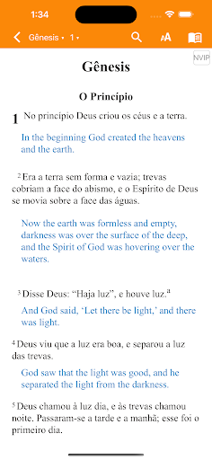 NVI Português Bible Screen 3
