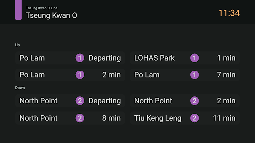 TrainBoard for TV Screen 2
