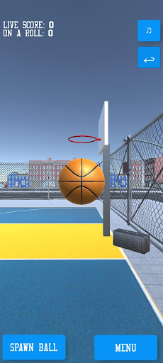 Android application BBall Shootout screenshort