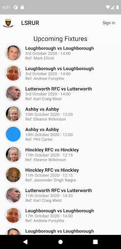 Android application LSRUR screenshort