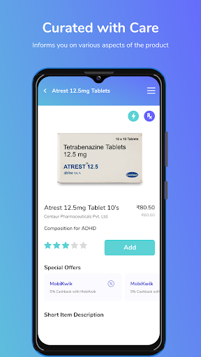 Android application Medzzy screenshort
