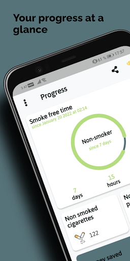 Android application NoSmoke - Quit smoking screenshort