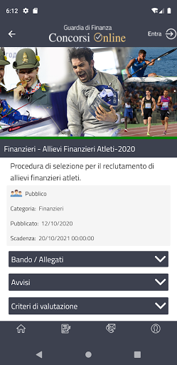 GdF Concorsi Screen 3