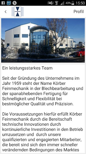 Körber Feinmechanik CNC Lasern Screen 3