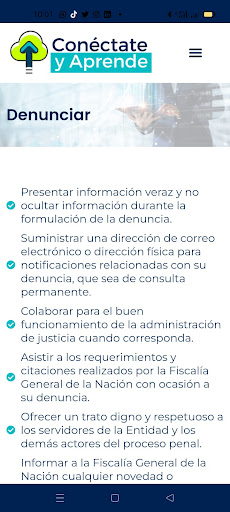 Conéctate y Aprende Screen 3