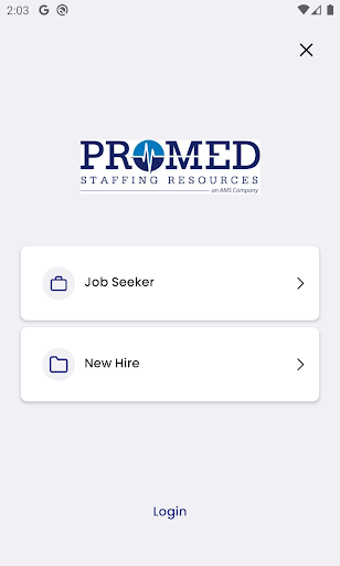Android application ProMed Connect screenshort
