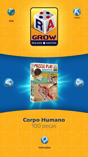 Android application GROW - Realidade Aumentada screenshort