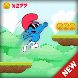 Running Smurf icon