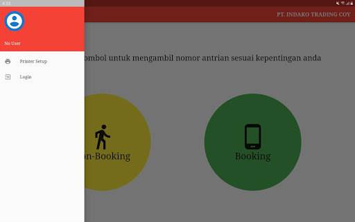 Antrian Indako Screen 3