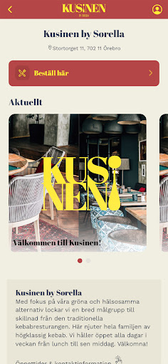 Android application Kusinen by Sorella screenshort