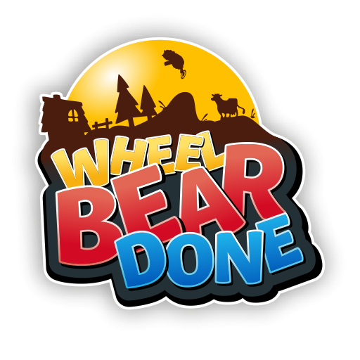 Wheel Bear Done - dynamic game logo