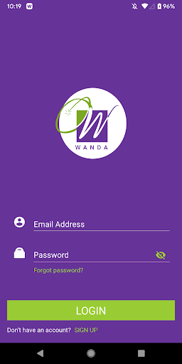 Android application WANDA screenshort
