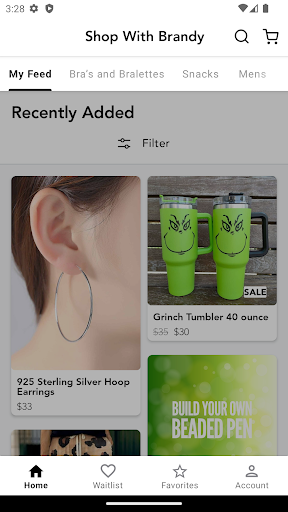 Android application Shop With Brandy screenshort