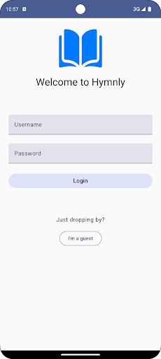 Android application Hymnly screenshort