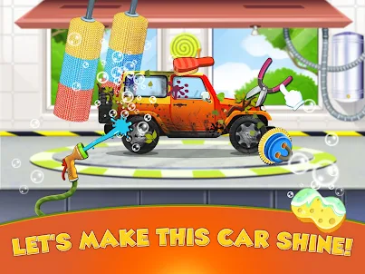 Trò chơi rửa xe cho trẻ em