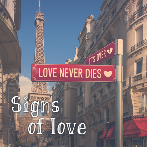 Paris wallpaper Signs of Love  Icon