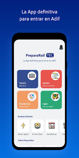 Android application PreparaRail TEC screenshort