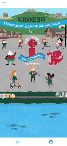 Android application Ysgol Croes Atti screenshort