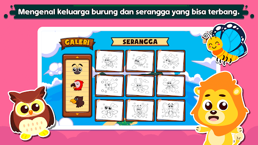 Screenshot of Marbel Mewarnai Hewan Udara