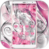 Pink Rose Love Diamond Theme icon