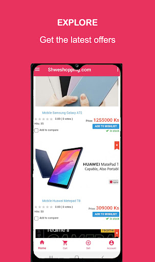 SS - Myanmar Online Shop Screen 3