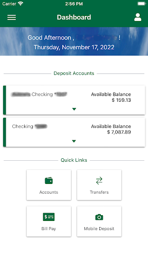 First Bank Screen 2
