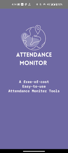 Android application Attendance Monitor screenshort
