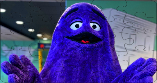 grimace shake game puzzle