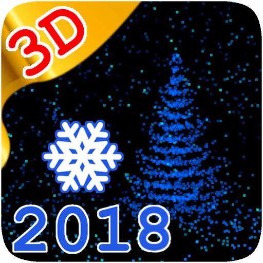 3D New Year 2018 LWP 💥🎄❄️ 1.22 Icon