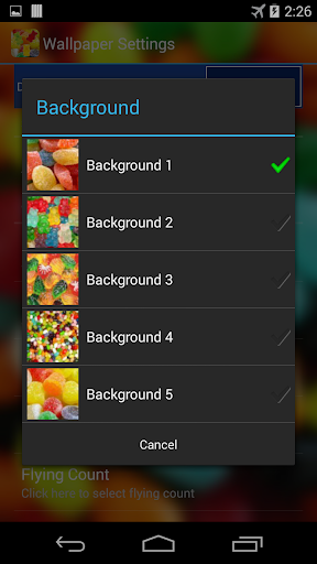 Jelly and Candy Live Wallpaper