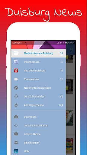 Android application Duisburg App screenshort