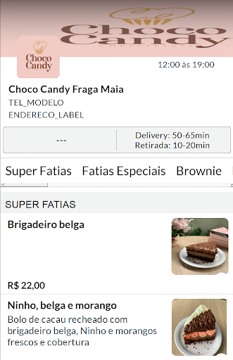 Android application Choco Candy Fraga Maia screenshort