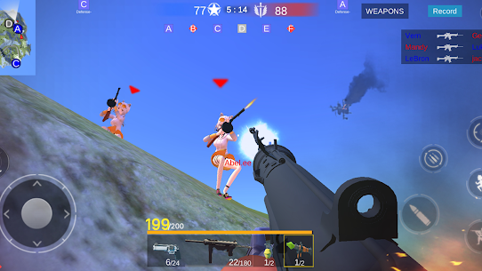 Girls battle MOD APK :Frontline FPS (GOD MODE/DUMB ENEMY) 1