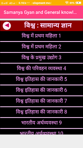 Samanya Gyan In Hindi