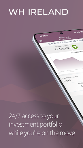 Android application WH Ireland Wealth screenshort