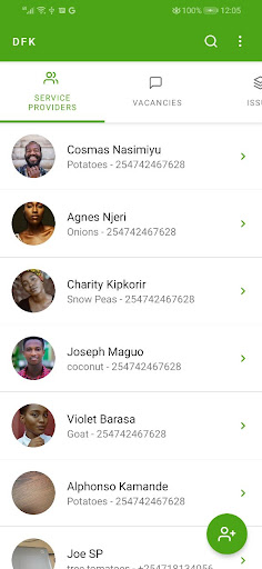 Android application DFK Agent screenshort