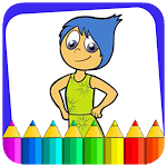 Inside Out 2 Coloring Book