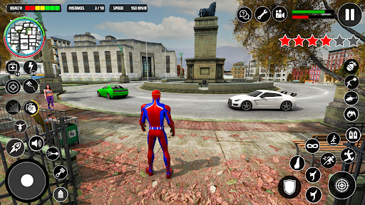 Android application Flying Hero: Spider Hero Man screenshort