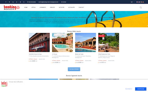 Captura de Pantalla 2 Booking Hôtel Madagacar android