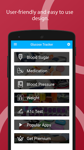 Android application Blood Glucose Tracker screenshort