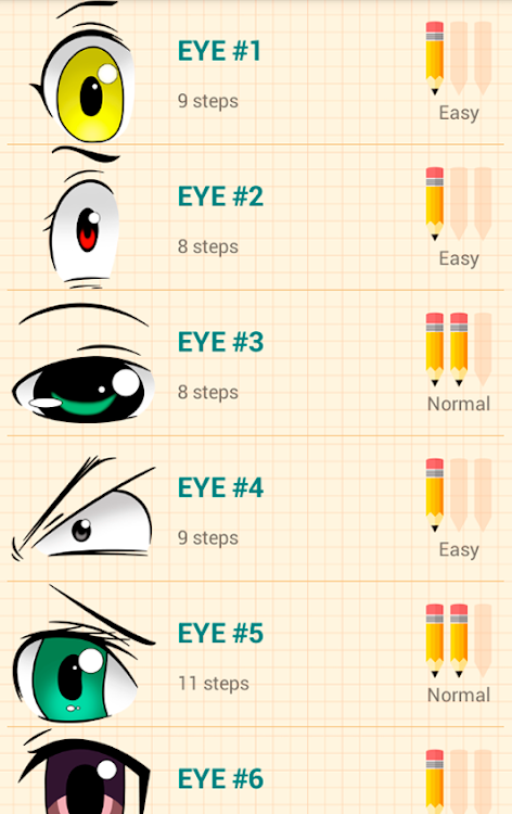 How to Draw Anime Eyes - 5.5 - (Android)